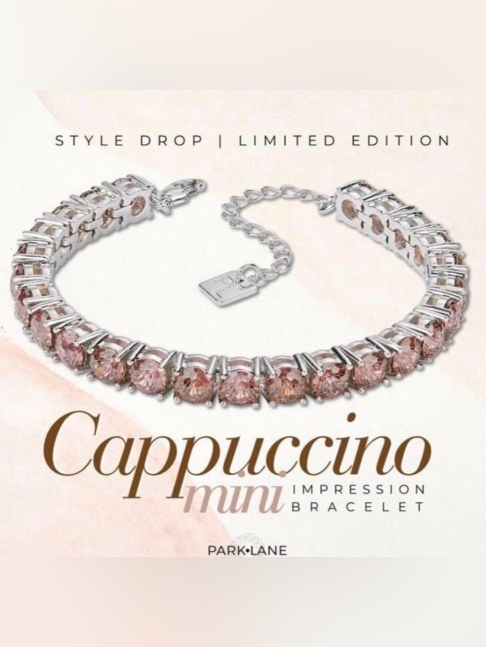 Park Lane Cappuccino Mini Bracelet in Rose-Pink and Silver